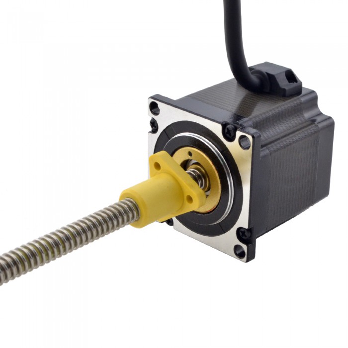 Attuatore lineare per motore passo-passo Acme esterno NEMA 23 3,0 A 1,8 gradi 1 Nm Rivoluzione cavo 2,54 mm (0,1") Vite di comando 200 mm