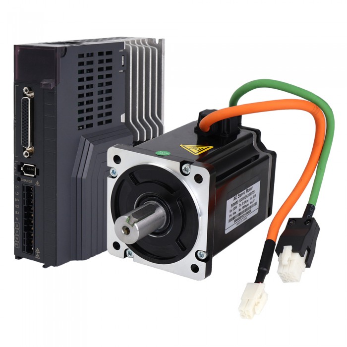 Kit servomotore CA da 1000 W 3000 giri/min 3,18 Nm con servoazionamento e codificatore a 17 bit IP65 serie E6