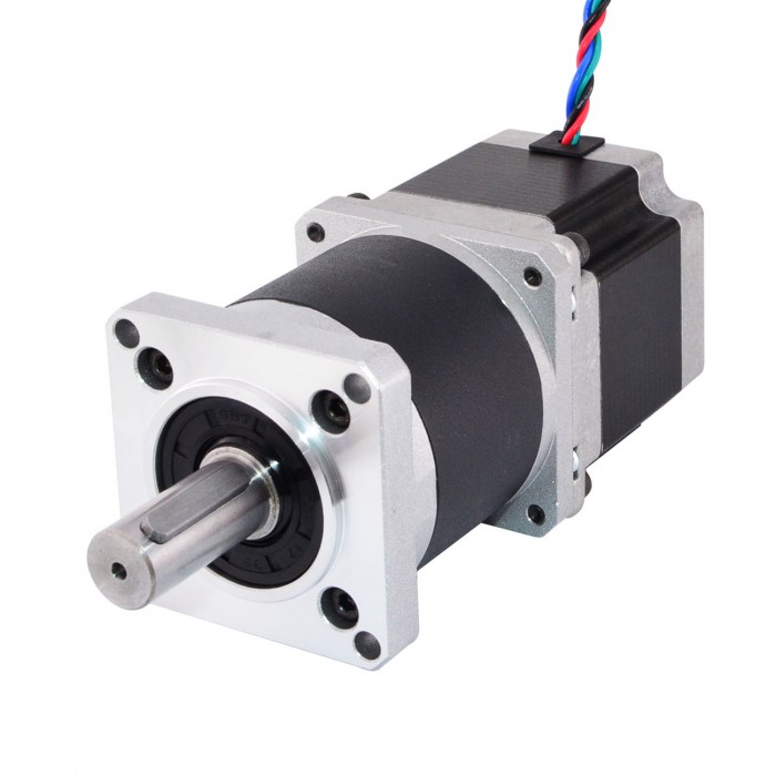 Motore passo-passo Nema 23 10:1 Lunghezza=56mm 103Ncm 0,18 gradi 2,8A 2,5V con riduttore epicicloidale
