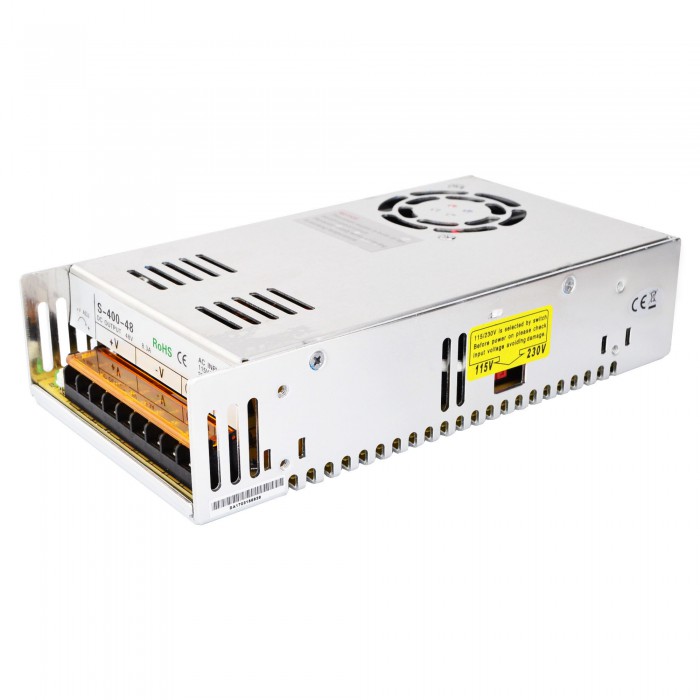 Alimentatore a commutazione 400W 48V 8,3A 115/230V per motore passo-passo CNC / sistema servomotore