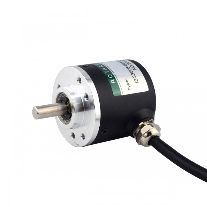 Encoder rotativo per motore passo-passo incrementale 360 CPR ABZ 3 canali 6mm albero pieno ISC3806