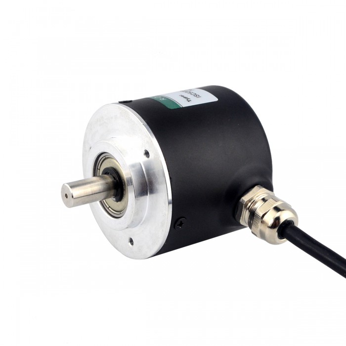 1000 CPR Motore passo-passo incrementale Encoder rotativo ABZ 3 canali 8mm Albero solido ISC5208