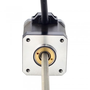 NEMA 17 Attuatore lineare passo-passo ibrido Acme Non-prigioniero 1,8 gradi 0,5 Nm 2,5 A 48 mm Stack Lead Revolution 1,27 mm (0,05