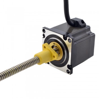 Attuatore lineare per motore passo-passo Acme esterno NEMA 23 3,0 A 1,8 gradi 1 Nm Rivoluzione cavo 2,54 mm (0,1