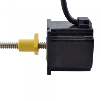 Attuatore lineare per motore passo-passo Acme esterno NEMA 23 3,0 A 1,8 gradi 1 Nm Rivoluzione cavo 2,54 mm (0,1