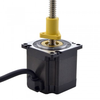 Attuatore lineare per motore passo-passo Acme esterno NEMA 23 3,0 A 1,8 gradi 1 Nm Rivoluzione cavo 2,54 mm (0,1
