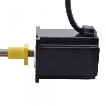 NEMA 23 Attuatore lineare per motore passo-passo ACME esterno 1,8 gradi 2Nm 4,0A 76mm Rivoluzione cavo pila 10,16mm(0,4
