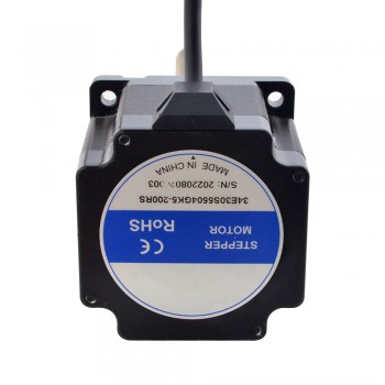 Attuatore motore passo-passo lineare ibrido Acme esterno NEMA 34 1,8 gradi 4,5Nm 5,5A 75mm Stack Lead Revolution 2,54mm(0,1