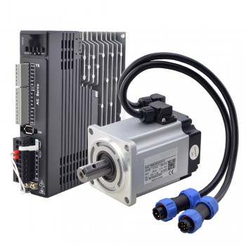 Kit serie T6 Servomotore CA digitale da 400 W e kit driver 3000 giri/min 1,27 Nm con codificatore a 17 bit IP65