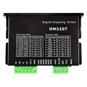 Driver passo-passo digitale 0,3-2,2 A 18-30 V CC per motore passo-passo Nema 8, Nema11, Nema14, Nema16, Nema17