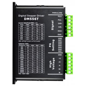 Driver passo-passo digitale 1.8~5.6A 20-50VDC per motore passo-passo Nema 23, Nema 24, Nema 34
