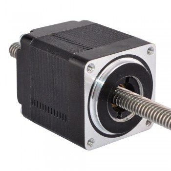 Attuatore lineare motore passo-passo Nema 11 1,8 gradi 8,0 Ncm 0,75 A 2,4 V Vite di comando 100 mm