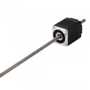 Nema 8 Attuatore lineare motore passo-passo non prigioniero bipolare 1,8 gradi 0,24 A 5 V giro di piombo 4 mm/0,15748" Vite di comando 150 mm