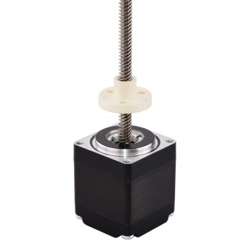 Attuatore lineare motore passo-passo esterno Nema 11 bipolare 1,8 gradi 0,42 A 5 V piombo rivoluzione 2,54 mm/0,1