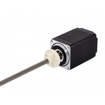 Attuatore motore passo-passo lineare esterno Nema 11 bipolare 1,8 gradi 0,75 A 5 V rivoluzione cavo 2,54 mm/0,1" Vite di comando 250 mm