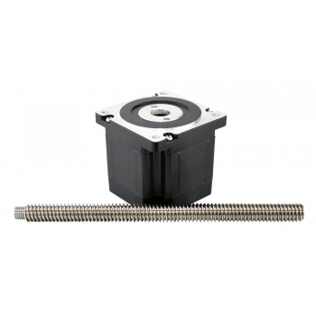 Motore passo-passo Nema 34 Attuatore lineare non prigioniero Bipolare 1,8 Gradi 79mm Stack 3.12A 5V Vite di comando 250mm