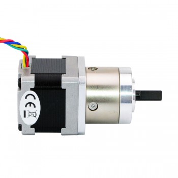Motore passo-passo Nema 14 Bipolare Lunghezza=33mm 18Ncm 0,35 Gradi 0,8A 5,4V con riduttore epicicloidale 5:1