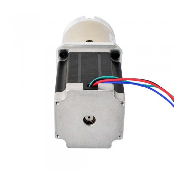 Motore passo-passo Nema 23 bipolare L=76mm 1.89Nm 0,42 Gradi 2.8A 3.2V con riduttore epicicloidale 15:1