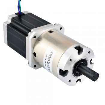 Motore passo-passo Nema 23 bipolare Lunghezza=76mm 1,89Nm 0,039 Gradi 2,8A 3,2V con riduttore epicicloidale 47:1