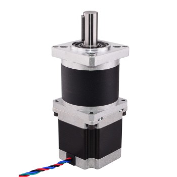Motore passo-passo Nema 23 Lunghezza=56mm 103Ncm 0,09 gradi 2,8A 2,5V con riduttore epicicloidale ad alta precisione 20:1