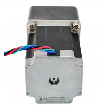 Motore passo-passo Nema 23 bipolare Lunghezza=76mm 1,89Nm 0,06 Gradi 2,8A 3,2V con riduttore cilindrico 30:1