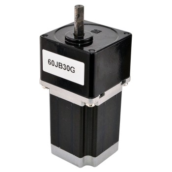 Motore passo-passo Nema 23 bipolare Lunghezza=76mm 1,89Nm 0,06 Gradi 2,8A 3,2V con riduttore cilindrico 30:1