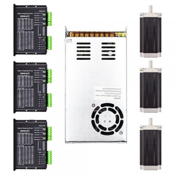 Kit router motore passo-passo CNC a 3 assi 3,0Nm 1,8 Gradi Nema 23 Motore passo-passo e driver