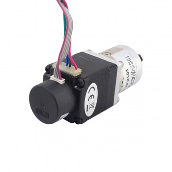 Nema 11 Motoriduttore passo-passo ad anello chiuso L=31mm 1,8 Gradi 0.07Nm 0.67A 3.75V 5:1 con Encoder 300CPR