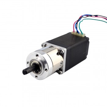 Nema 11 Gear Stepper L=51mm con albero posteriore e foro per vite e rapporto di trasmissione 5:1