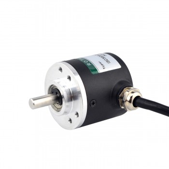 Encoder rotativo per motore passo-passo incrementale 100 CPR ABZ 3 canali 6mm albero pieno ISC3806