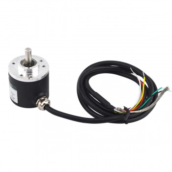 500 CPR Motore passo-passo incrementale Encoder rotativo ABZ 3 canali 6mm Albero pieno ISC3806