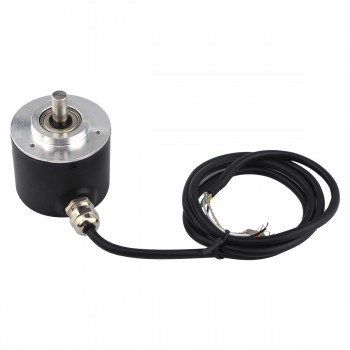 1000 CPR Motore passo-passo incrementale Encoder rotativo ABZ 3 canali 8mm Albero solido ISC5208