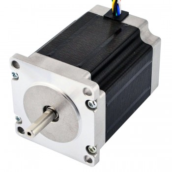 Motore passo-passo Nema 23 unipolare 1,8 gradi 1,35 Nm 1 A 8,6 V 57x57x76 mm 6 fili