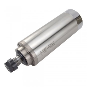 2,2KW Motore mandrino raffreddato ad acqua 220V 8A 24000RPM 400Hz Pinza ER20 per macchina del router di CNC