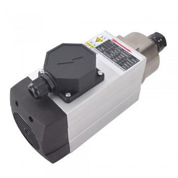 Motore mandrino raffreddato ad aria quadrato 1.5KW 380V 3.8A 18000RPM 300Hz Motore mandrino CNC pinza ER20