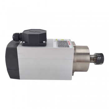Motore mandrino raffreddato ad aria quadrato 1,5KW 380V 3,8A 18000RPM 300Hz Motore mandrino CNC pinza ER20