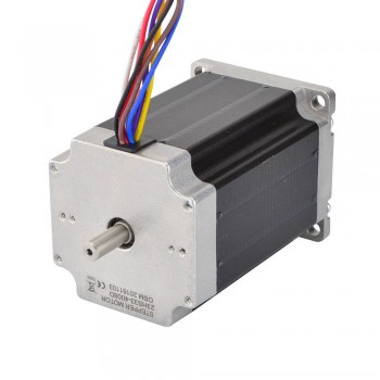 Doppio albero motore passo-passo Nema 23 unipolare/bipolare 1,8 gradi 2,83Nm 4A 57x84mm 8 fili