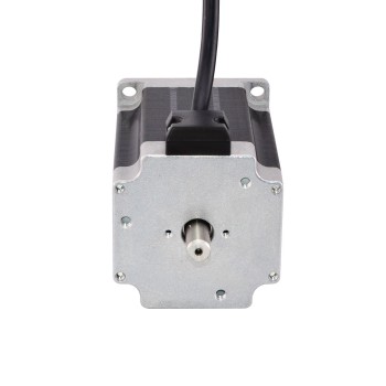 Motore passo-passo Nema 23 a doppio albero bipolare 1.9Nm 2.8A 3.2V 57x57x76mm 4 fili