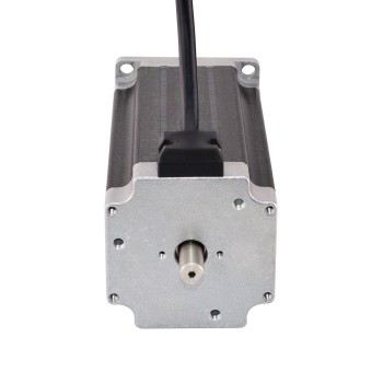 Motore passo-passo bialbero Nema 23 bipolare 3Nm 3,78V 4,2A 57x57x114mm 4 fili