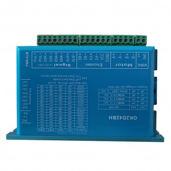 Driver passo-passo ad anello chiuso 0~5,6A 18~70VCC per motore passo-passo Nema 17, Nema 23, Nema 24