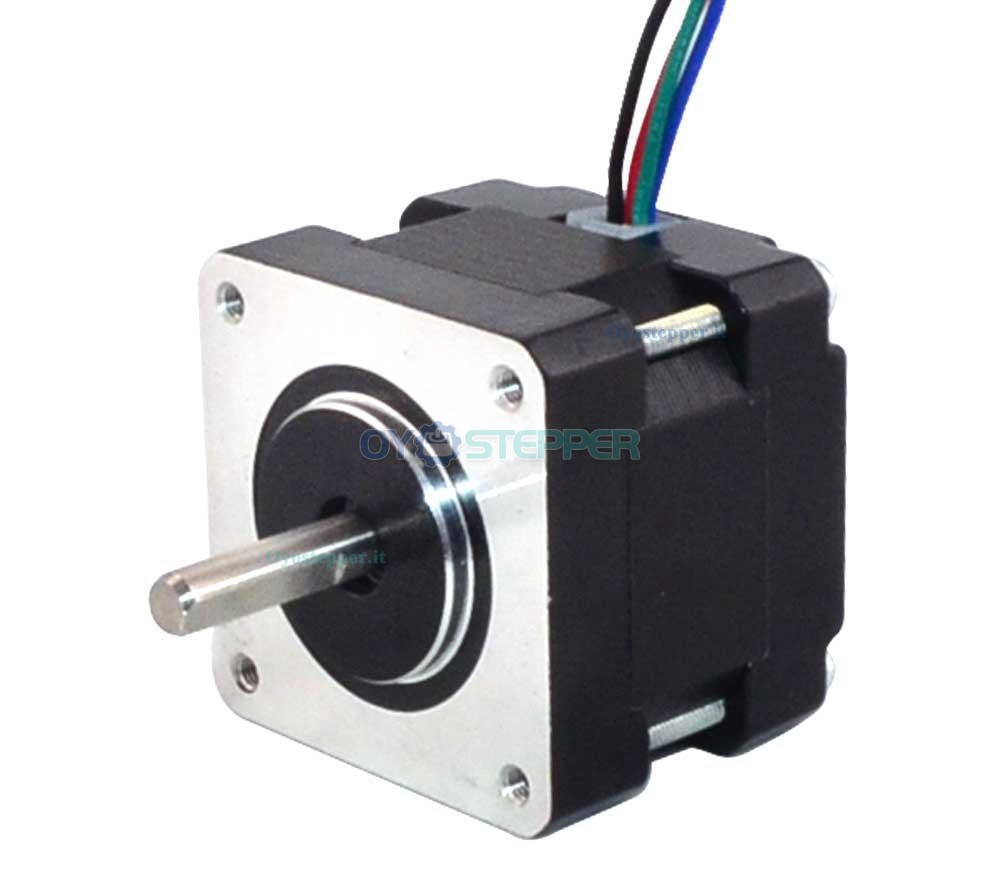 Nema 16 Bipolar Stepper Motor 1.8 Degree 18Ncm (25.5oz.in) 0.65A 39x39x34mm 4 Wires