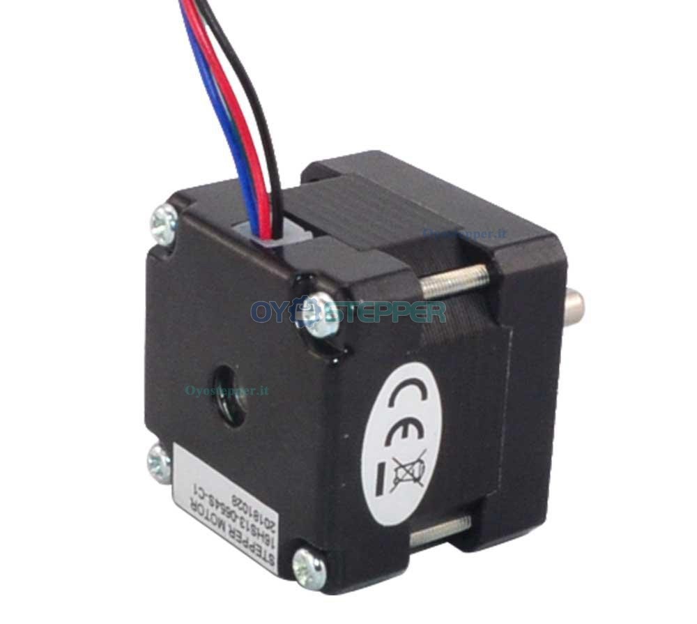 Nema 16 Bipolar Stepper Motor 1.8 Degree 18Ncm (25.5oz.in) 0.65A 39x39x34mm 4 Wires