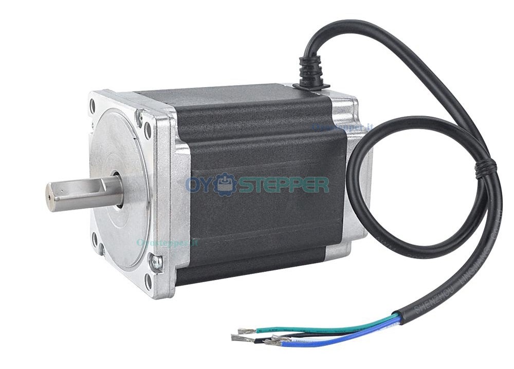 Nema 34 CNC Stepper Motor 1.8 Deg 8.5Nm (1203.94oz.in) 4 Wires High Torque Stepping Motor D-Cut Shaft