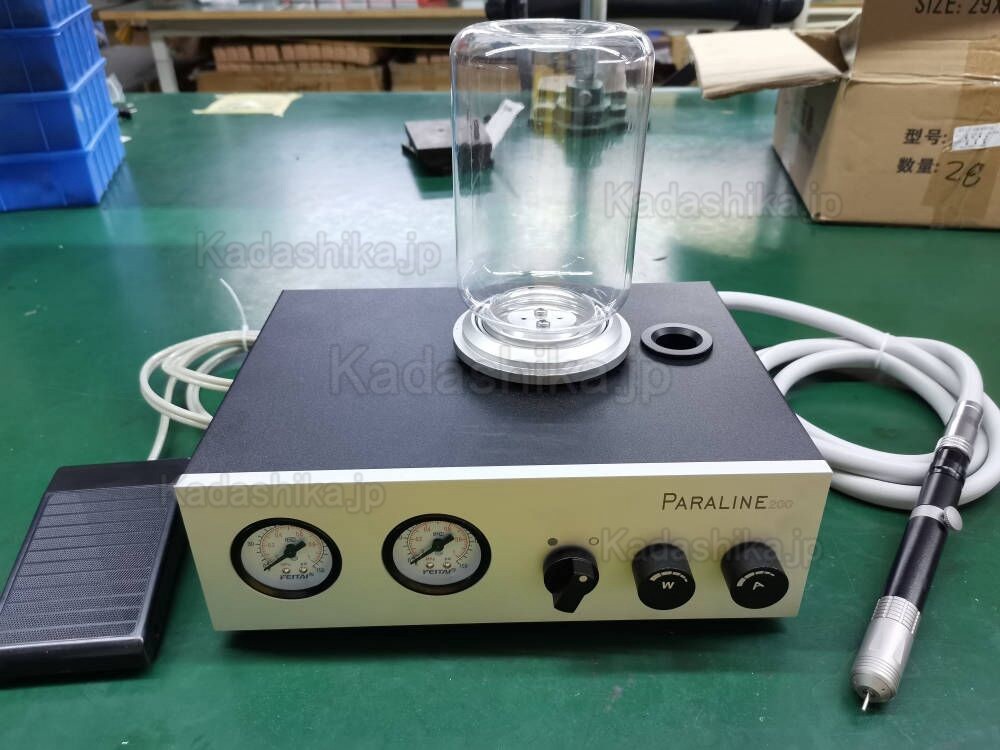 Paralleline 200 歯科注水式技工用エアータービン 400000rpm ウォーターボトル付き Paralleline 200 歯科注水式技工用エアータービン 400000rpm ウォーターボトル付き