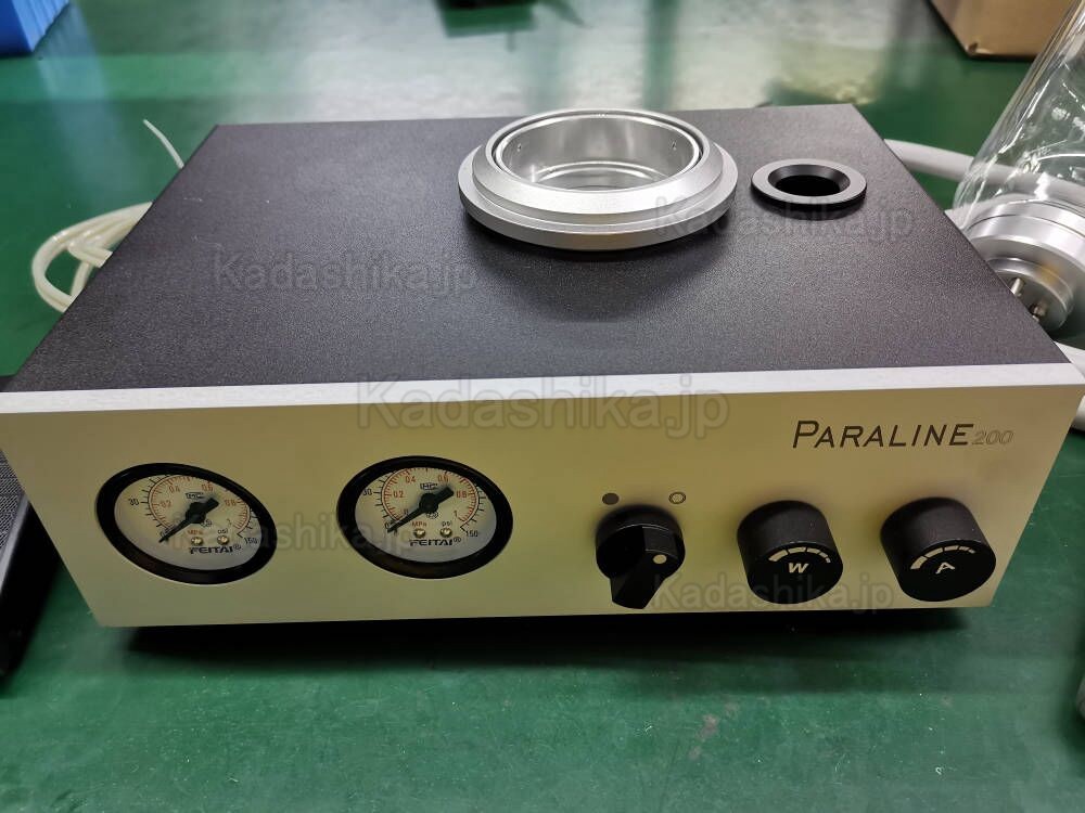Paralleline 200 歯科注水式技工用エアータービン 400000rpm ウォーターボトル付き Paralleline 200 歯科注水式技工用エアータービン 400000rpm ウォーターボトル付き