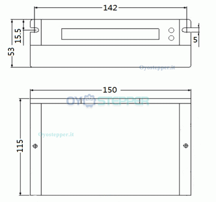 Driver passo-passo ad anello chiuso 0~8.2A 18~70VDC per motore passo-passo Nema 34